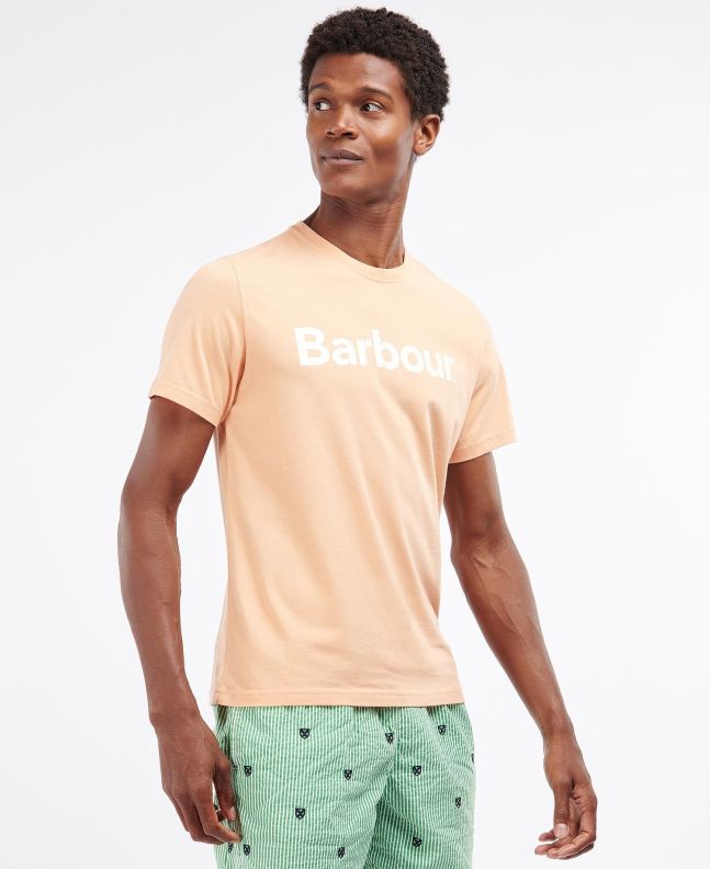 Spezial Madrid Barbour Logo Tee Coral Sands