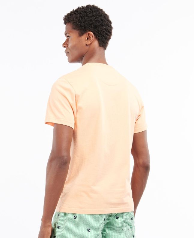 Spezial Madrid Barbour Logo Tee Coral Sands