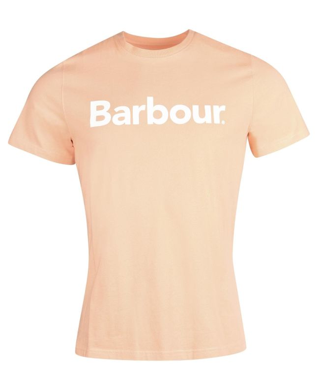 spezial madrid Barbour Logo Tee Coral Sands