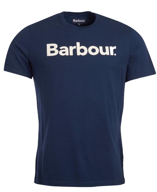 Spezial Madrid Barbour Logo Tee New Navy