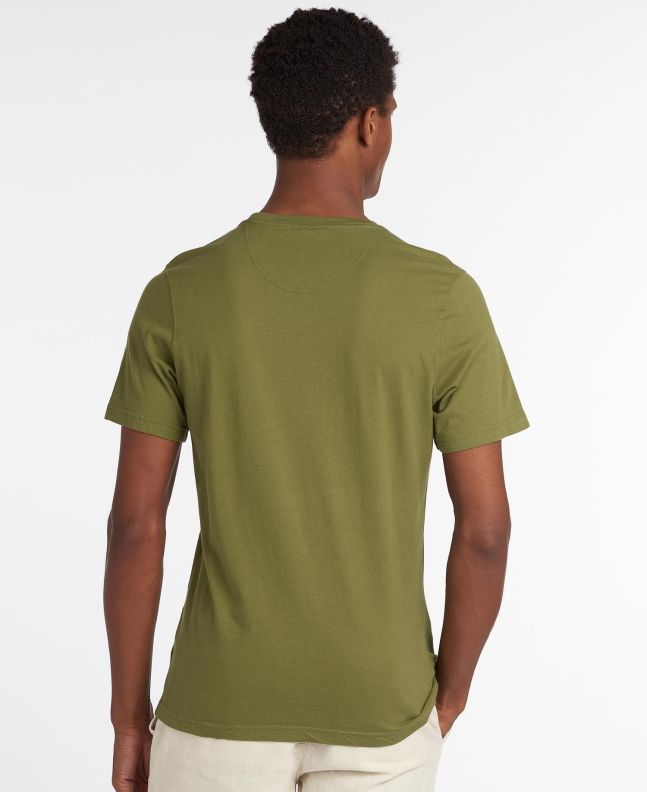 Spezial Madrid Barbour Preppy Tee Brunt Olive
