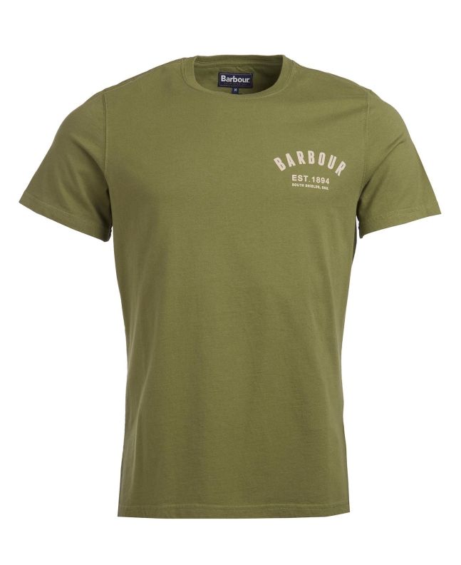 spezial madrid Barbour Preppy Tee Brunt Olive