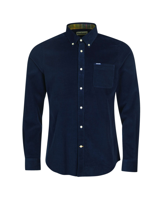 spezial madrid Barbour Ramsey Tailored Shirt Navy