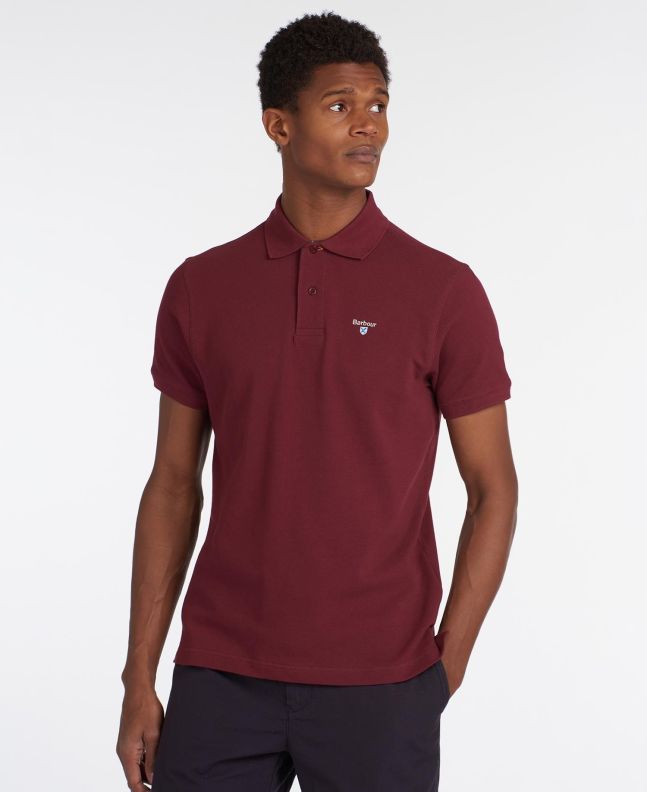 Spezial Madrid Barbour Tartan Polo Pique Ruby