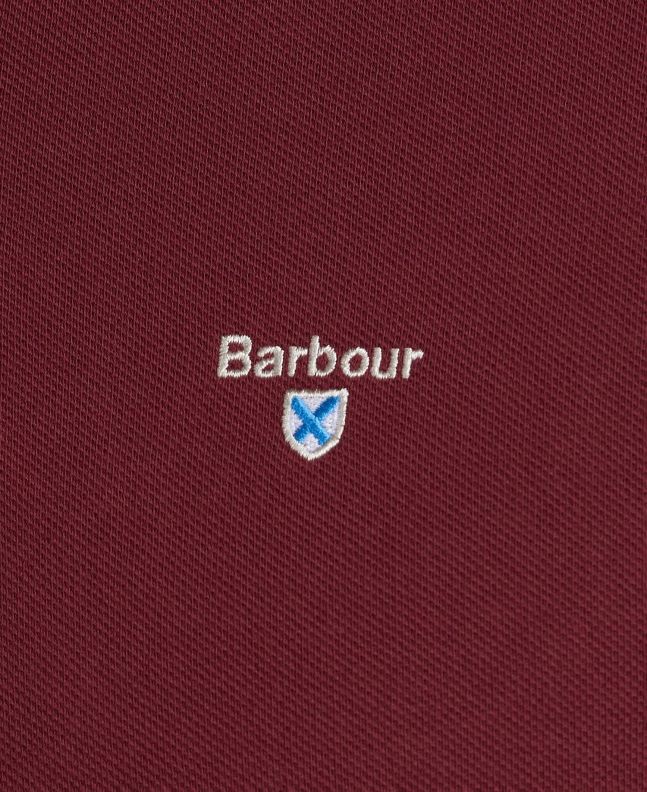 Spezial Madrid Barbour Tartan Polo Pique Ruby