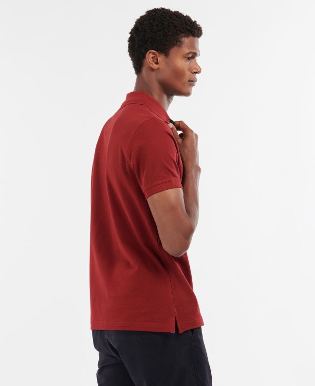 Spezial Madrid Barbour Tartan Polo Pique Wine