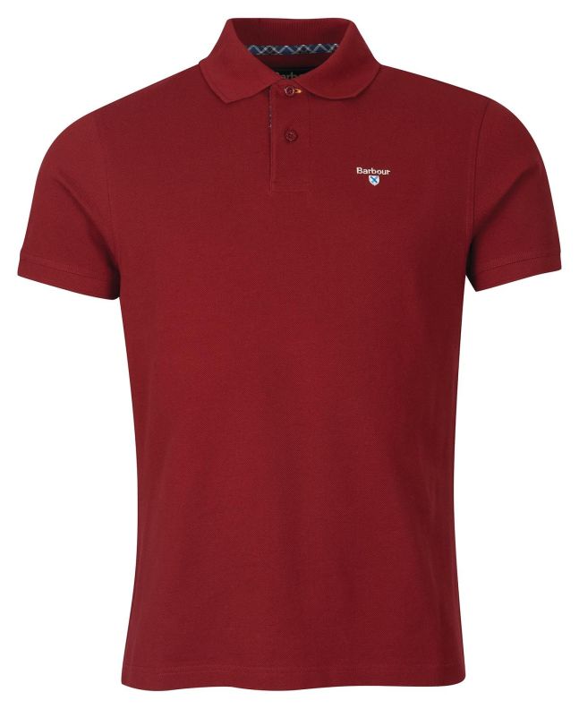 spezial madrid Barbour Tartan Polo Pique Wine