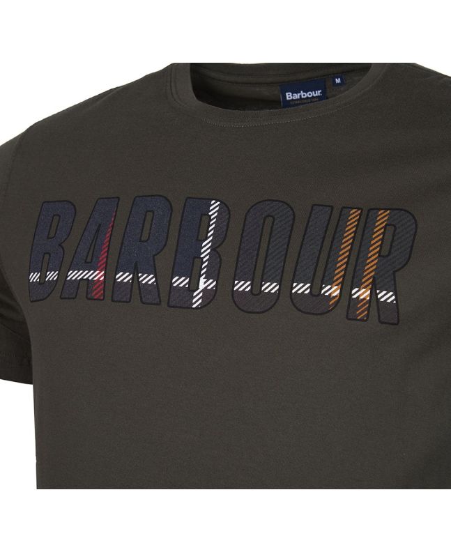 Spezial Madrid Barbour Wallace Tee Forest Green