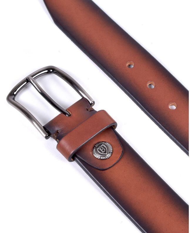 Spezial Madrid Bellido Jeans Leather Belt Brown