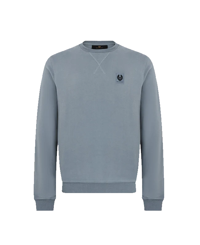 spezial madrid Belstaff Logo Sweatshirt Blue Flint
