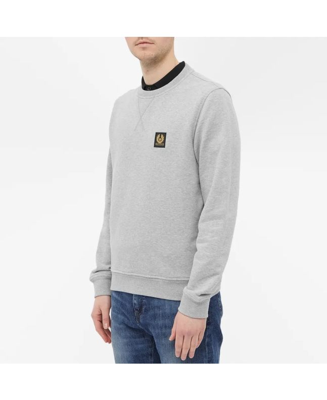 Spezial Madrid Belstaff Logo Sweatshirt Old Silver
