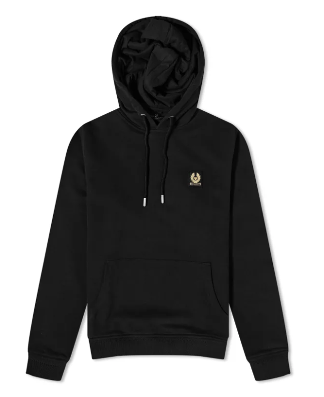 spezial madrid Belstaff Patch Popover Hoody Black