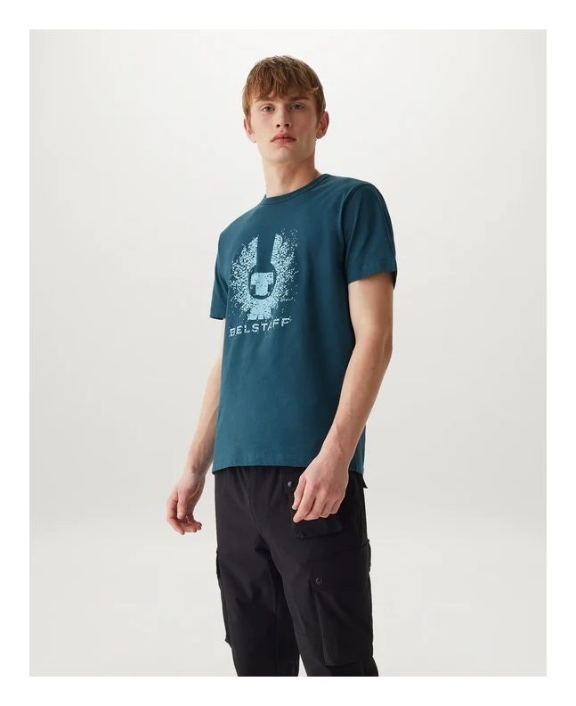 Spezial Madrid Belstaff Pix Tee Legion Blue