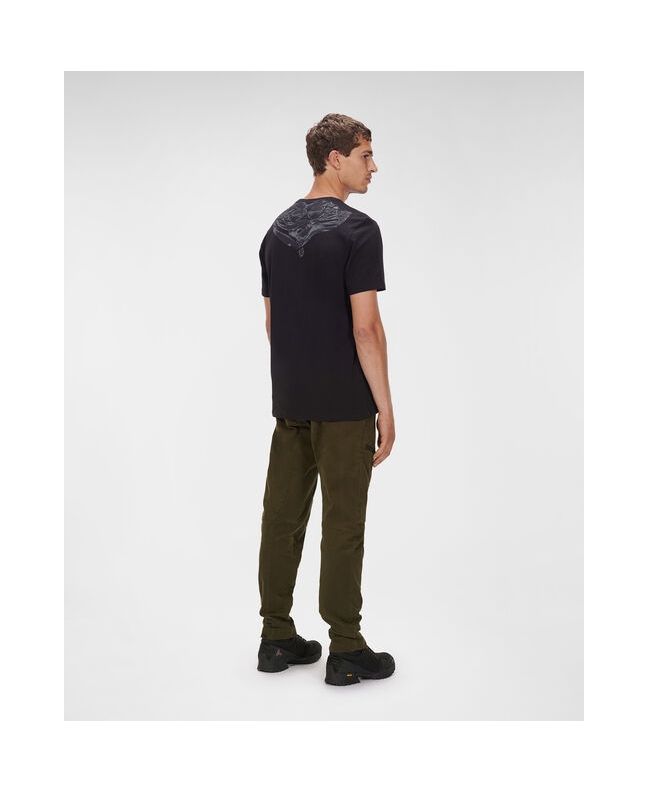 Spezial Madrid C.P. Company Back Goggle Tee Black