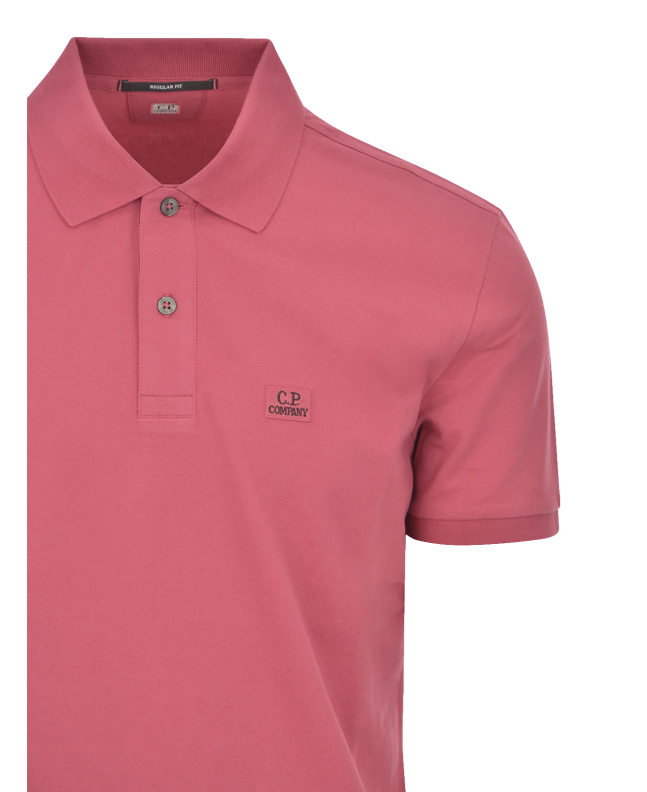 Spezial Madrid C.P. Company Patch Logo Polo Red Bud