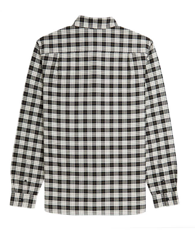 Spezial Madrid Fred Perry Tartan Oxford Shirt Ecru