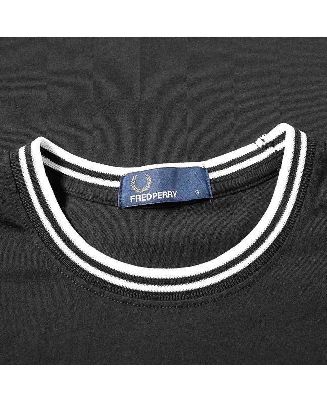 Spezial Madrid Fred Perry Twin Tipped Tee Black