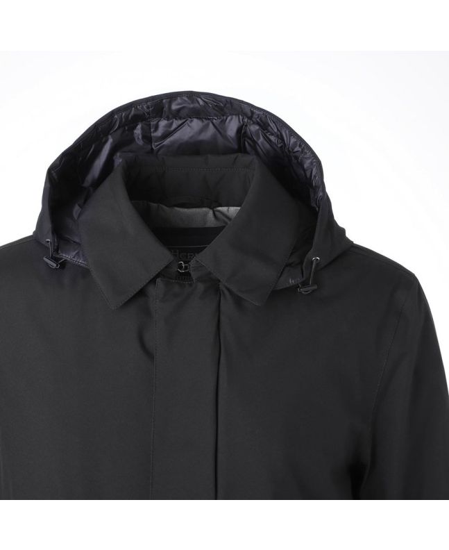 Spezial Madrid Herno Laminar 2 Layer Carcoat Black