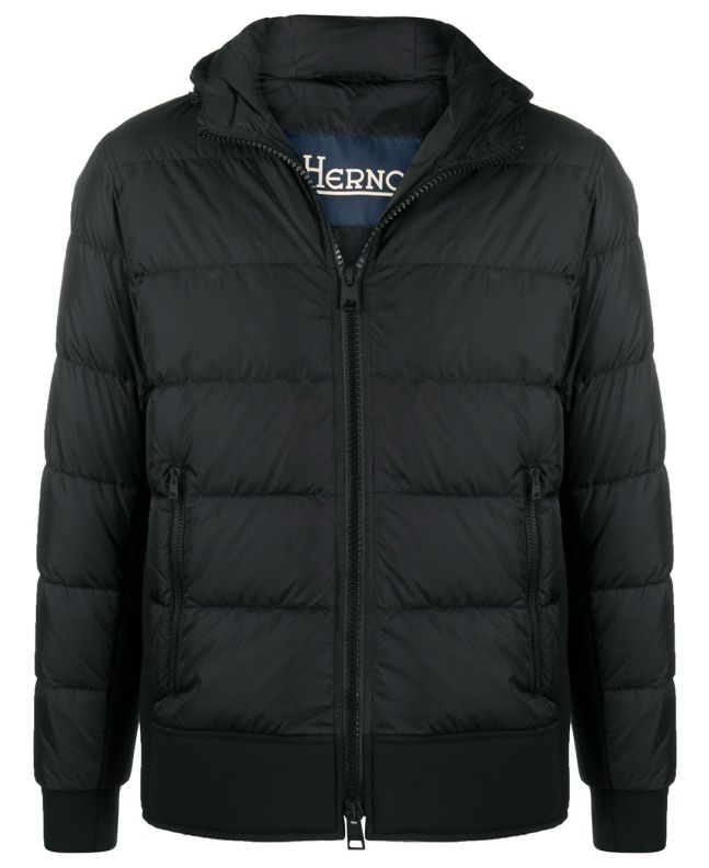 Spezial Madrid Herno Scuba Quilted Jacket Black
