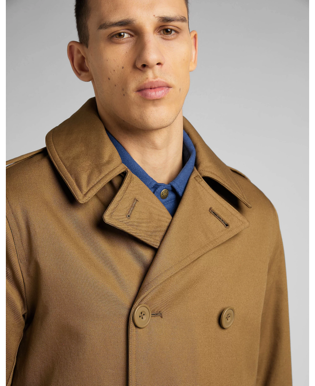 Spezial Madrid Lee 101 Reefer Jacket Dark Tan