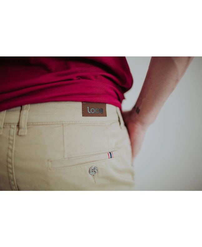 Spezial Madrid Loco Bermuda Chino Shorts Beige