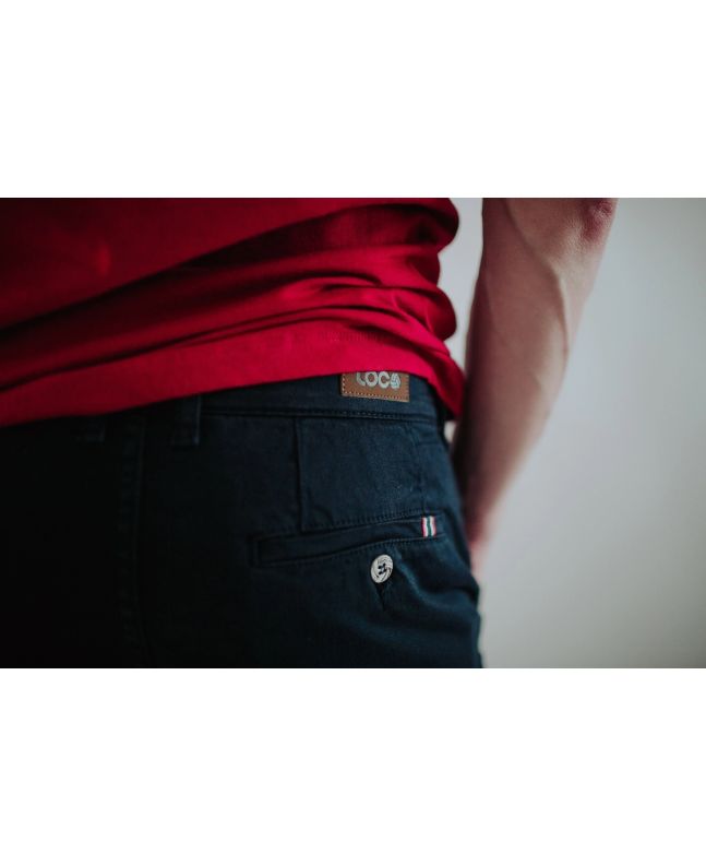 Spezial Madrid Loco Bermuda Chino Shorts Navy