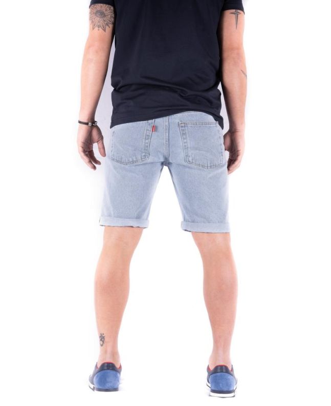 Spezial Madrid Loco Bermuda Denim Shorts Blue