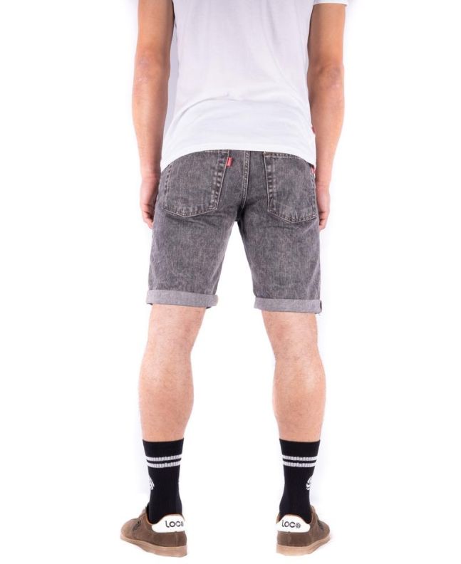 Spezial Madrid Loco Bermuda Denim Shorts Grey