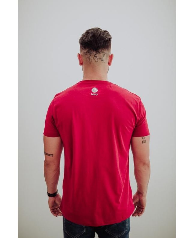 Spezial Madrid Loco Esencia Tee Burgundy & White