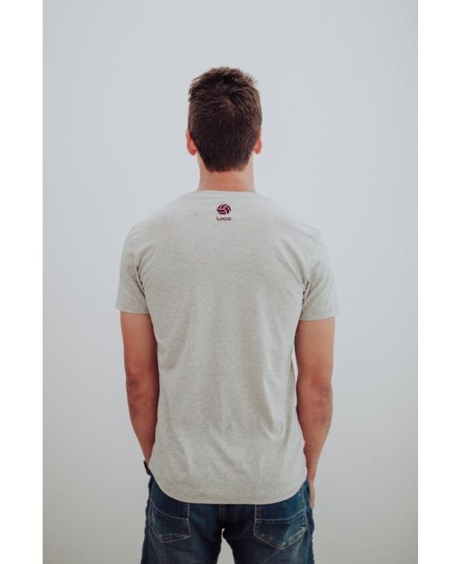 Spezial Madrid Loco Esencia Tee Grey & Burgundy