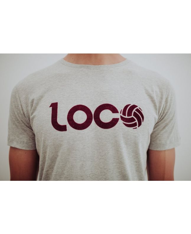 Spezial Madrid Loco Esencia Tee Grey & Burgundy