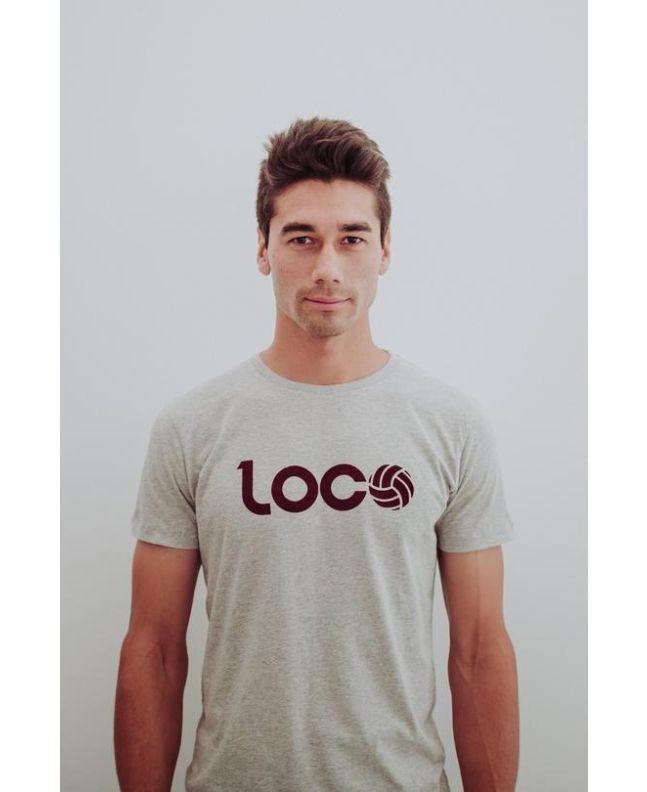 spezial madrid Loco Esencia Tee Grey & Burgundy