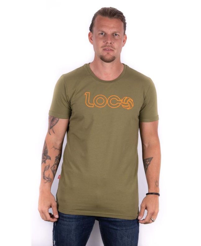 spezial madrid Loco Marco Lenders Tee Army & Orange