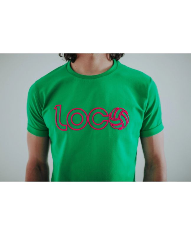 Spezial Madrid Loco Marco Lenders Tee Green & Pink