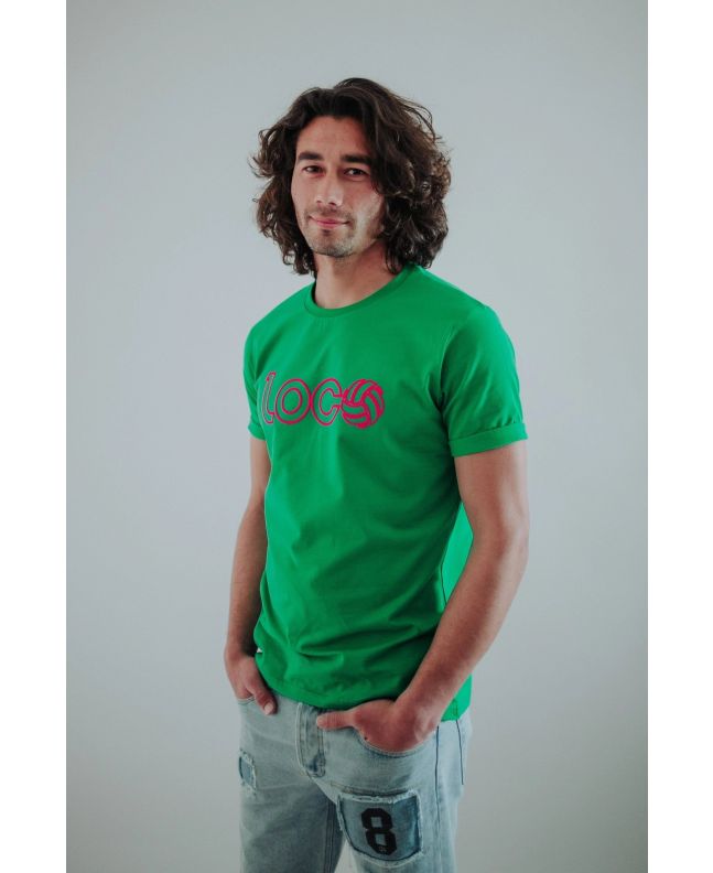 spezial madrid Loco Marco Lenders Tee Green & Pink