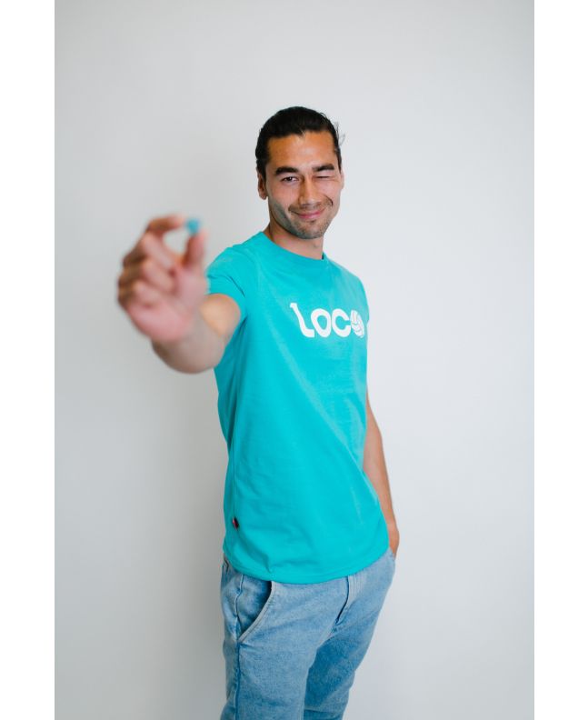 spezial madrid Loco Mediterráneo Tee Aguamarina