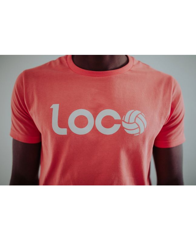 Spezial Madrid Loco Mediterráneo Tee Coral & White