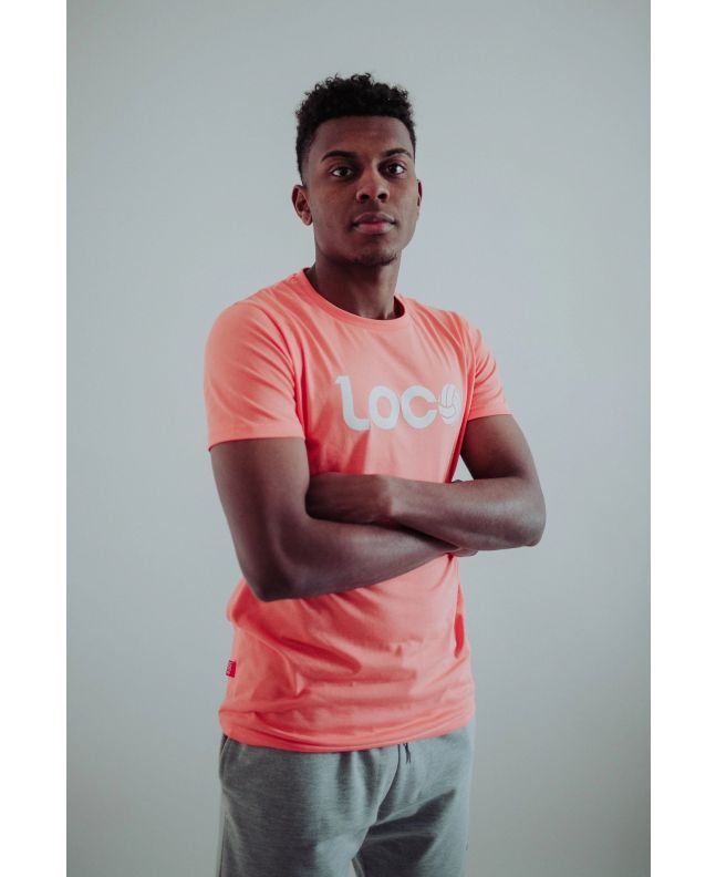 spezial madrid Loco Mediterráneo Tee Coral & White