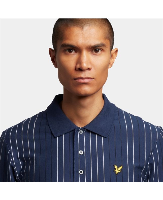 Spezial Madrid Lyle & Scott Multi Stripe Polo Navy
