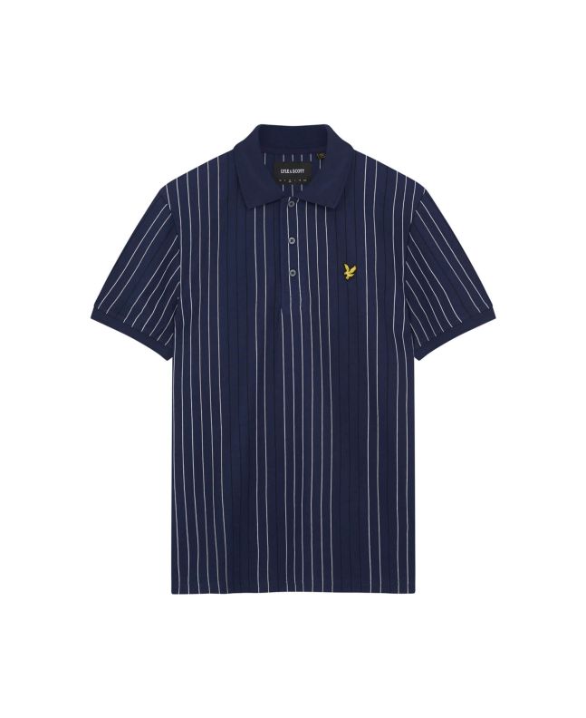 spezial madrid Lyle & Scott Multi Stripe Polo Navy