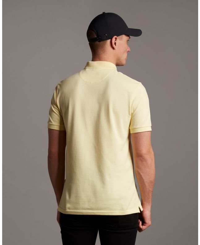Spezial Madrid Lyle & Scott Plain Polo Shirt Lemon