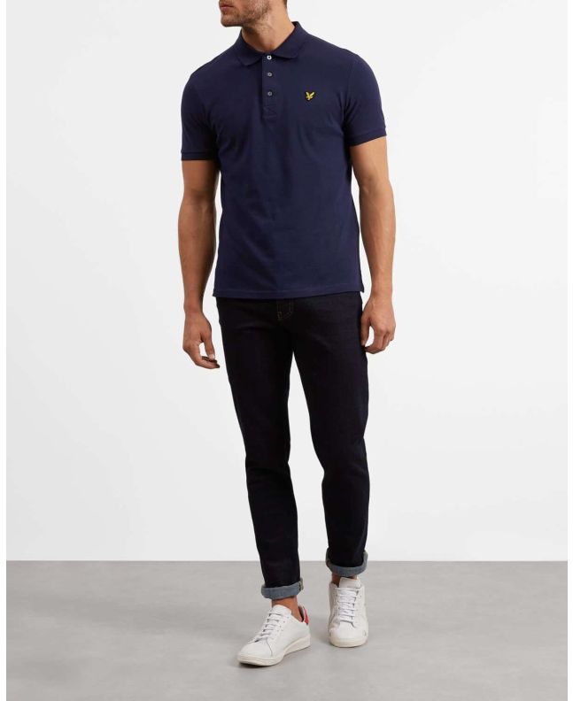 Spezial Madrid Lyle & Scott Plain Polo Shirt Navy