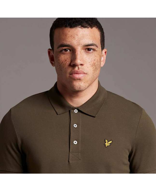 Spezial Madrid Lyle & Scott Plain Polo Shirt Olive