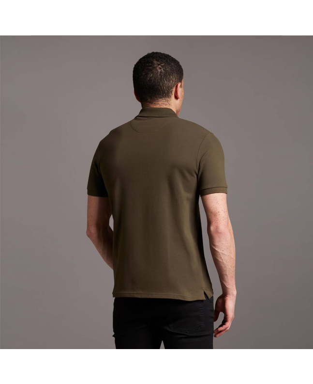 Spezial Madrid Lyle & Scott Plain Polo Shirt Olive
