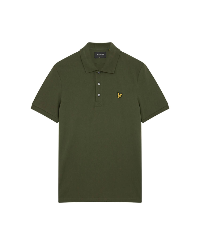 Spezial Madrid Lyle & Scott Plain Polo Shirt Olive