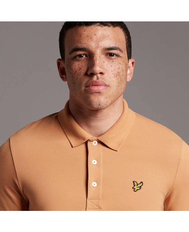 Spezial Madrid Lyle & Scott Plain Polo Shirt Tan