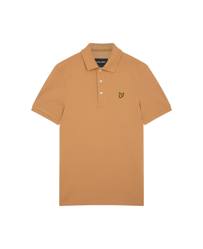 spezial madrid Lyle & Scott Plain Polo Shirt Tan
