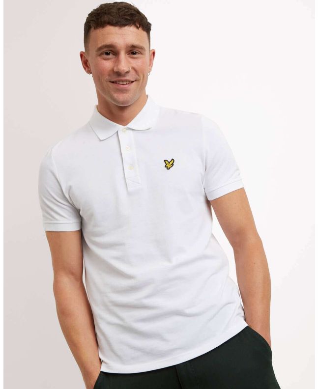 Spezial Madrid Lyle & Scott Plain Polo Shirt White