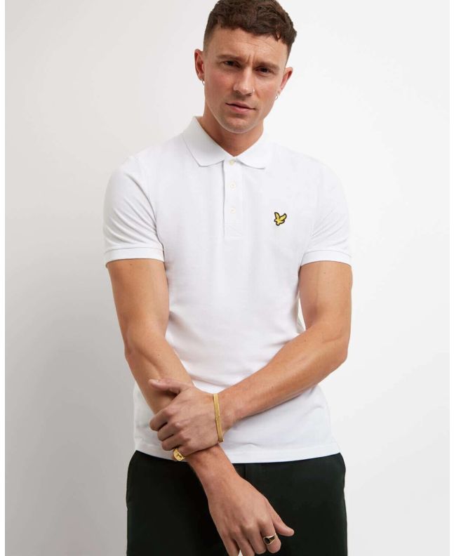 Spezial Madrid Lyle & Scott Plain Polo Shirt White