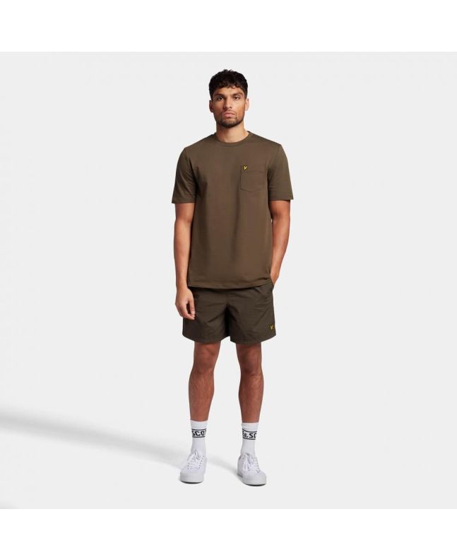 Spezial Madrid Lyle & Scott Plain Swin Shorts Olive
